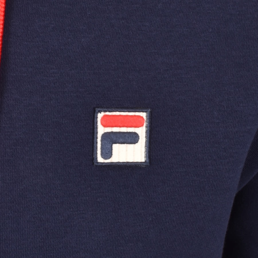 Alternative Image for ProductFila Vintage Hurley Contrast Hoodie Navy3
